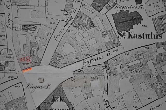 Historical map of Prague from the 19 th. century-002